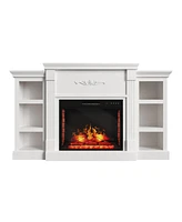 Boyel Living Tv Stand Fits TVs up to inches with Electric Fireplace