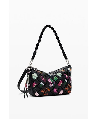 Desigual Women's Small braided floral bag