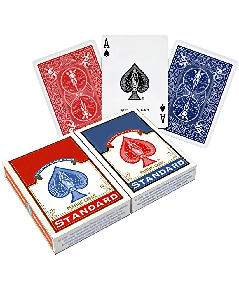 Slickblue Bicycle Poker Standard Index Playing Cards - 12-Deck Inner Pack for Card Games and Collectors