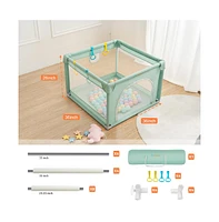 Comomy Small Baby Playpen Activity Center Play Yard Indoor Outdoor 36"x 36"