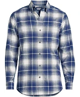 Lands' End Big & Tall Traditional Fit Flagship Flannel Shirt