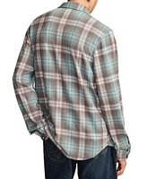 Lucky Brand Men's Brushed Long Sleeve Knit Shirt