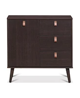Gouun 3-drawer Sideboard Storage Display Cabinet