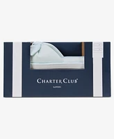 Charter Club Women's Striped Bow Slide Slippers, Exclusively at Macy's