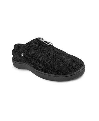 Heat Holders Women's Ava Cable Knit Drawstring Slippers