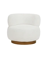 Homelegance 35" White Label Lyman Swivel Chair