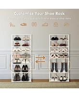 Gouun 7 Tiers Vertical Shoe Rack for Front Door