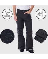 Alpine Swiss Men's Waterproof Ski Snowboarding Pants Insulated Winter Snow