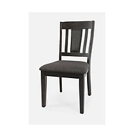 Jofran American Rustics Upholstered Slatback Chair (Set of 2)