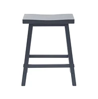 Liberty Furniture 24 Inch Sawhorse Counter Stool- Navy