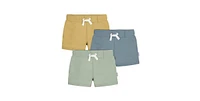 Gerber Toddler Boys Knit Shorts, 3-Pack