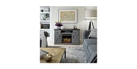 Slickblue Farm House Tv Entertainment Electric Fireplace