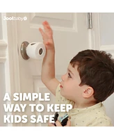 Jool Baby Toddler Door Knob Covers, Childproof, for spherical/Round Doorknobs Safety (4 Pack)