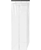 Florida Brands Garment Bag - Hanging Closet Organizer 60" - Zippered Cover with Rod