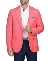 Tailorbyrd Men's Textured Linen Slub Sportcoat