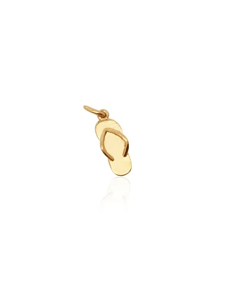 The Lovery Mini Gold Flip Flop Charm 14K Gold