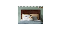 Slickblue Traditional Style Headboard in Wood Finish