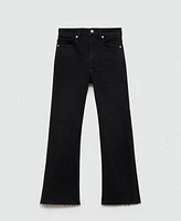 Mango Women's Sienna Flare Crop Jeans
