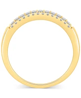 Diamond Multirow Anniversary Band (1/2 ct. t.w.) in 14k Gold