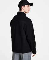 Hugo by Boss Men's Oversized-Fit Shirt Jacket