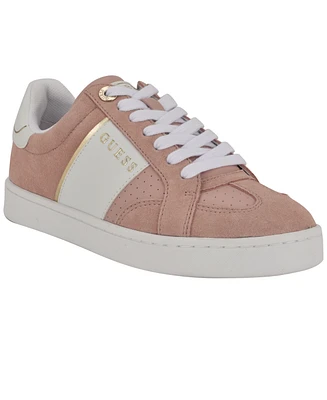 Guess Women's Jrone Lace-Up Low Profile Court Sneakers