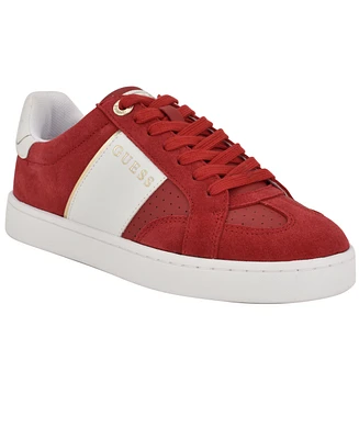 Guess Women's Jrone Lace-Up Low Profile Court Sneakers