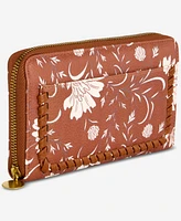 Style & Co Zip Around Floral Printed Wallet, Exclusively at Macy's