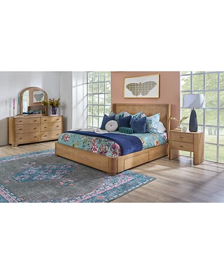 Nordic 3 Pc. King Panel Storage Set (Bed, Dresser & Nightstand)