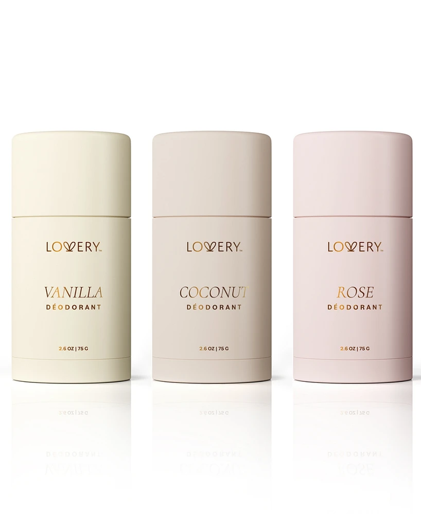 Lovery 3-Pc. Deodorant Stick Gift Set