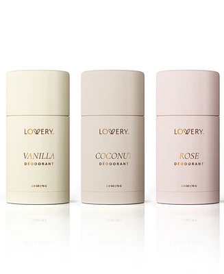 Lovery 3-Pc. Deodorant Stick Gift Set