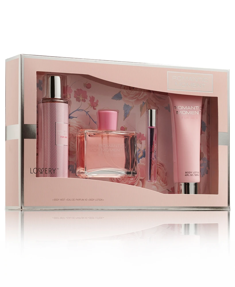 Lovery 4-Pc. Limited-Edition Romantic Moment Bath & Body Care Gift Set