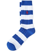 Polo Ralph Lauren Women's Rugby Cable-Knit Socks