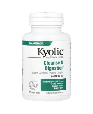 Kyolic #102 Garlic W/Enzyme Veg 100 Tab
