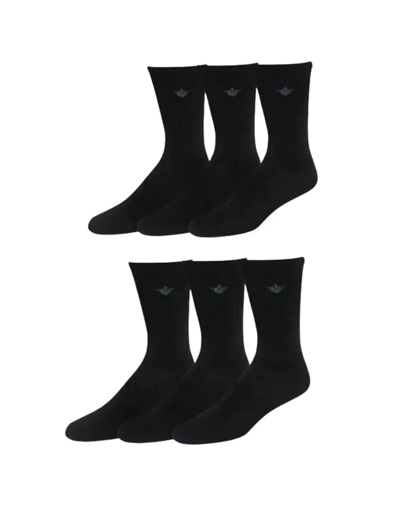 Dockers Men's Performance Socks - 6 Pairs Athletic and Dress Crew Socks