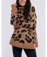 Motherhood Maternity Turtleneck Long Sleeve Knit Sweater