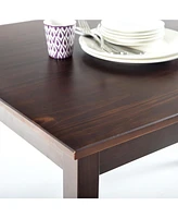 Slickblue Classic Wooden Dining Table for Timeless Dining Room Style