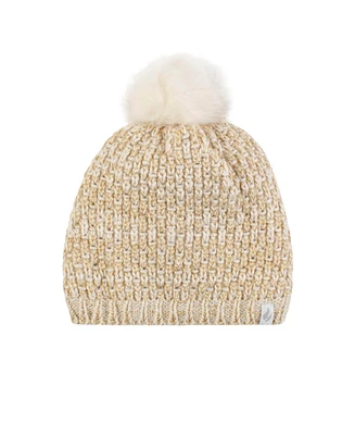 Heat Holders Corsica Basket Weave Pom-Pom Hat