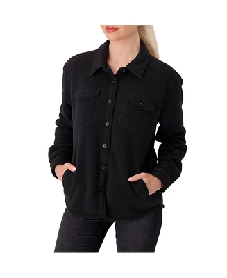 Heat Holders Women's Jacqueline Long Sleeve Solid Shirt Jacket