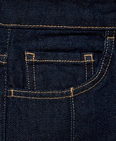 Mango Women's Decorative Seams Detail Straight Jeans