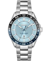 Hugo Boss Men's Runner 3H Silver Stainless Steel Watch