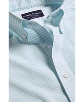 Charles Tyrwhitt Men's Slim Fit Button-Down Collar Non-Iron Stretch Check Oxford Shirt