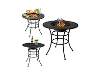 4 In 1 Fire Pit, Gri