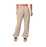 Edikted Womens Sasha Bow Detail Sweatpants