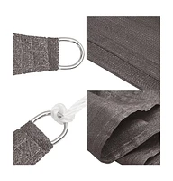 Sunshade Sail Hdpe Rectangular 13.1'x19.7' Anthracite