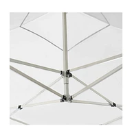 vidaXL Professional Folding Party Tent Aluminum 9.8'x9.8' White