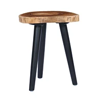 Coffee Table 15.7"x17.7" Solid Teak