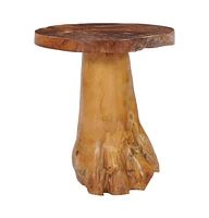 Coffee Table 15.7"x15.7" Solid Teak Wood