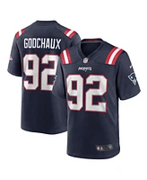 Nike Men's Davon Godchaux Navy New England Patriots Game Jersey