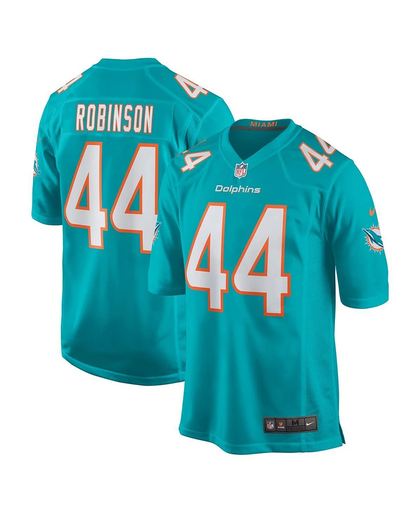 Nike Men's Chop Robinson Aqua Miami Dolphins Player Game Jersey