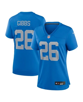 Nike Women's Jahmyr Gibbs Blue Detroit Lions Alternate Game Jersey